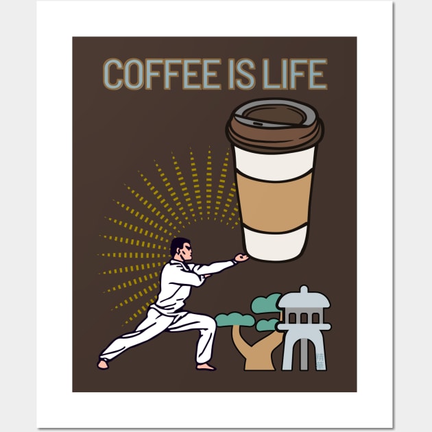 Coffee Is Life Wall Art by SEIKA by FP